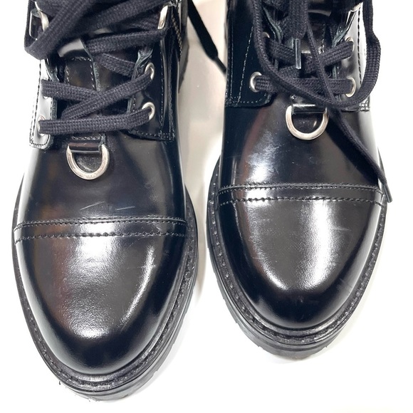 ALLSAINTS Lira boots Size 37 US 7 Black patent leather - Picture 4 of 14